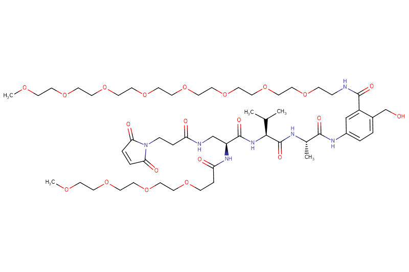 Mal-Propionyl-Dap(m-PEG4)-Val-Ala-PAB(m-PEG8)