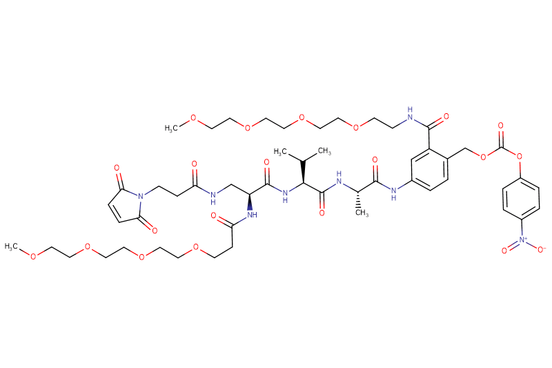 Mal-Propionyl-Dap(m-PEG4)-Val-Ala-PAB(m-PEG4)-PNP