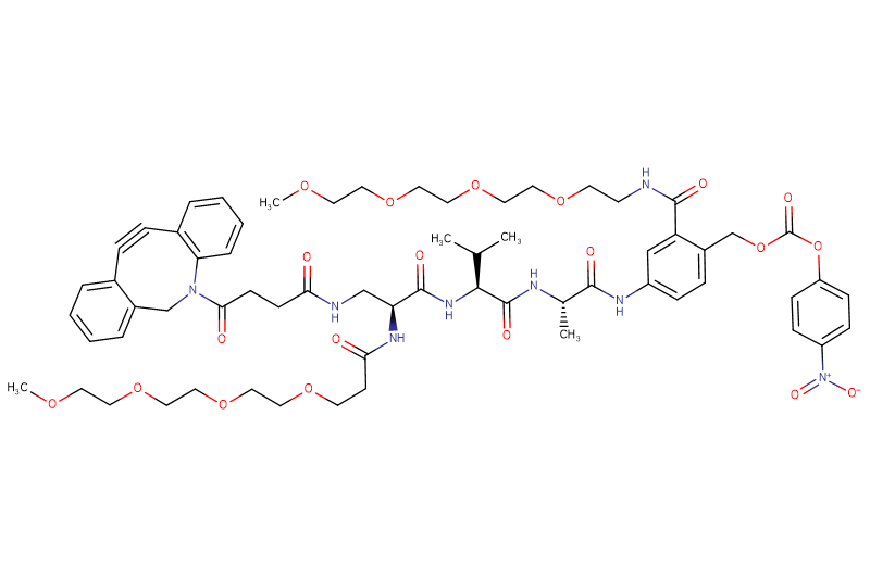 DBCO-Dap(m-PEG4)-Val-Ala-PAB(m-PEG4)-PNP