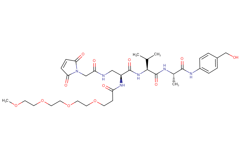 Mal-Acetyl-Dap(m-PEG4)-Val-Ala-PAB