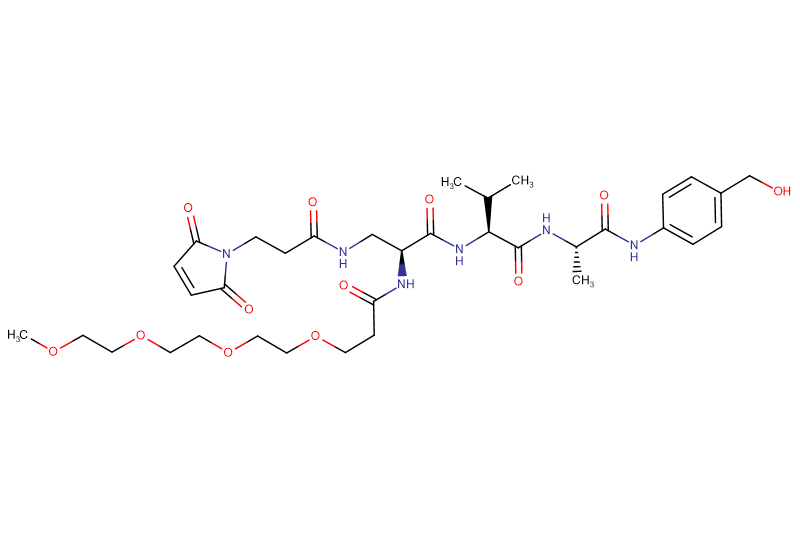 Mal-Propionyl-Dap(m-PEG4)-Val-Ala-PAB