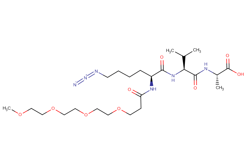 Azide-Lys(m-PEG4)-Val-Ala-OH