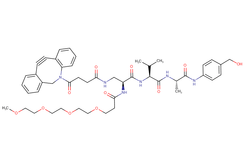 DBCO-Dap(m-PEG4)-Val-Ala-PAB