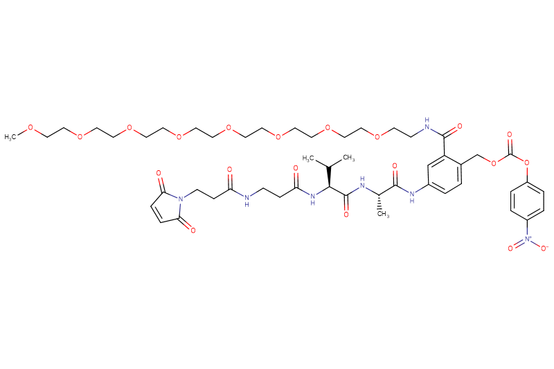 Mal-Propionyl-Beta-Ala-Val-Ala-PAB(m-PEG8)-PNP