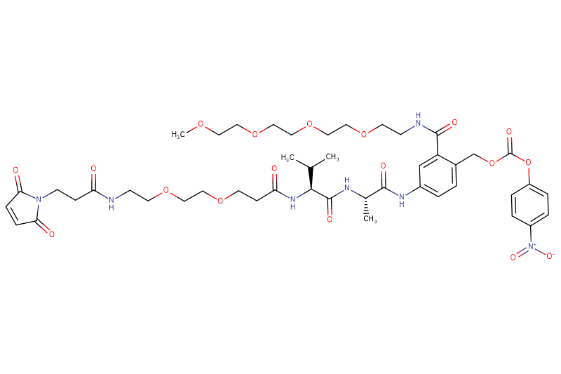 Mal-Propionyl-PEG2-Val-Ala-PAB(m-PEG4)-PNP