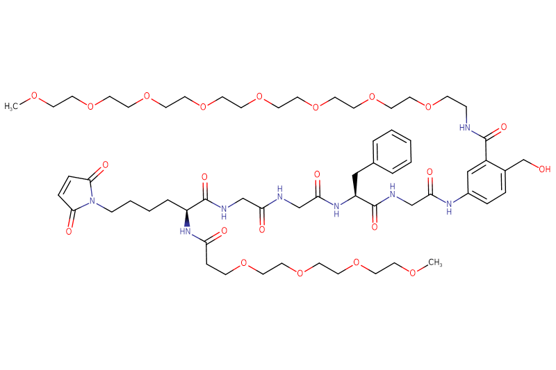 Mal-Lys(m-PEG4)-Gly-Gly-Phe-Gly-PAB(m-PEG8)