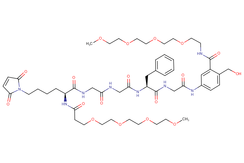 Mal-Lys(m-PEG4)-Gly-Gly-Phe-Gly-PAB(m-PEG4)