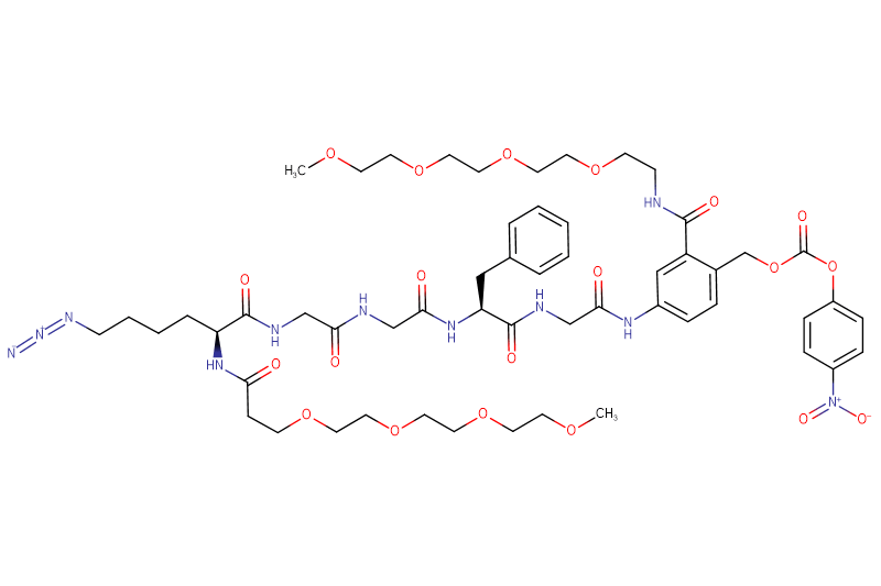 Azide-Lys(m-PEG4)-Gly-Gly-Phe-Gly-PAB(m-PEG4)-PNP
