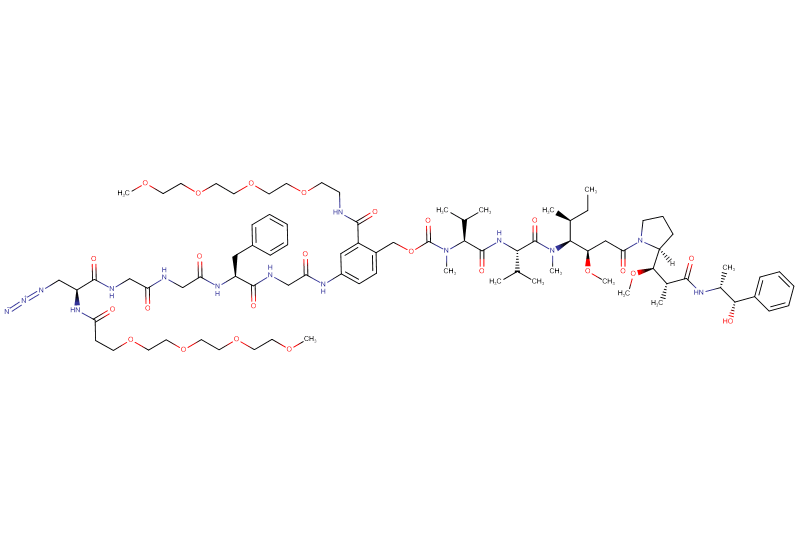 Azide-Dap(m-PEG4)-Gly-Gly-Phe-Gly-PAB(m-PEG4)-MMAE