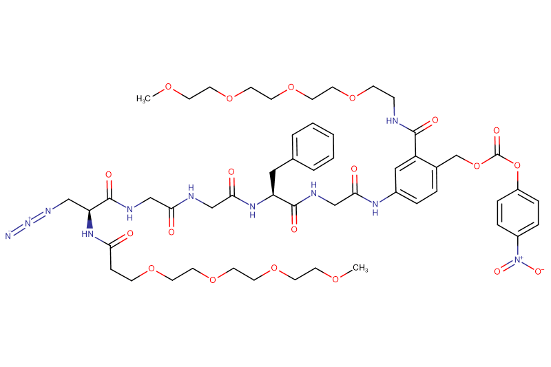 Azide-Dap(m-PEG4)-Gly-Gly-Phe-Gly-PAB(m-PEG4)-PNP