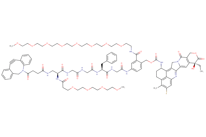 DBCO-Dap(m-PEG4)-Gly-Gly-Phe-Gly-PAB(m-PEG8)-Exatecan