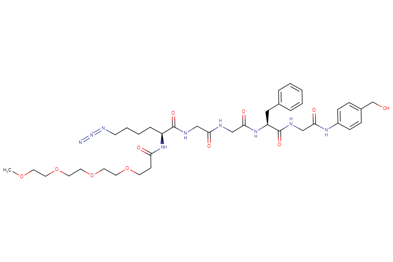 Azide-Lys(m-PEG4)-Gly-Gly-Phe-Gly-PAB