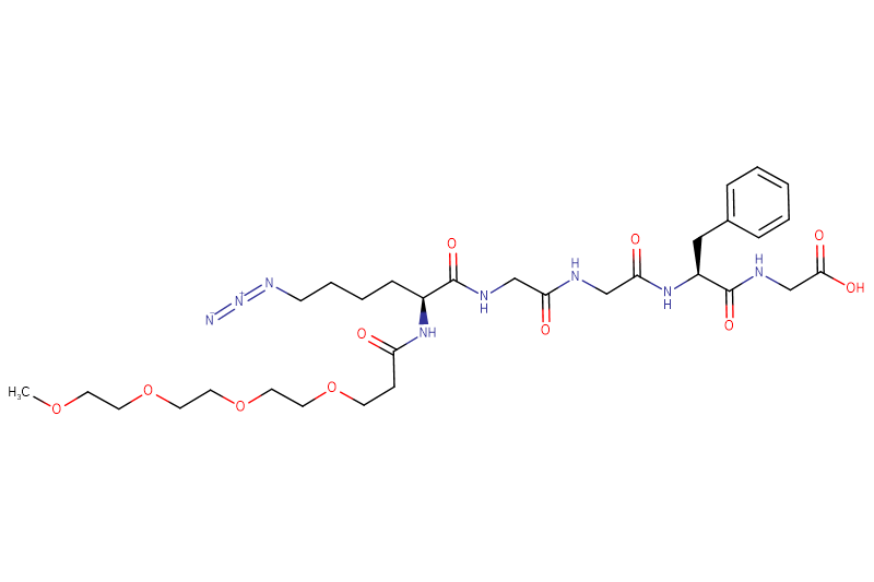 Azide-Lys(m-PEG4)-Gly-Gly-Phe-Gly