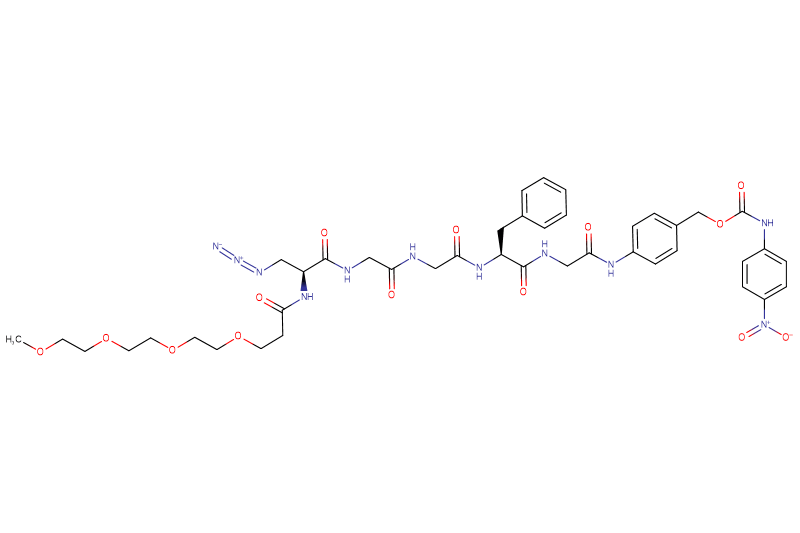 Azide-Dap(m-PEG4)-Gly-Gly-Phe-Gly-PAB-PNP