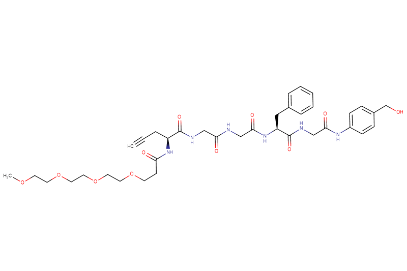 Propargy-Gly(m-PEG4)-Gly-Gly-Phe-Gly-PAB