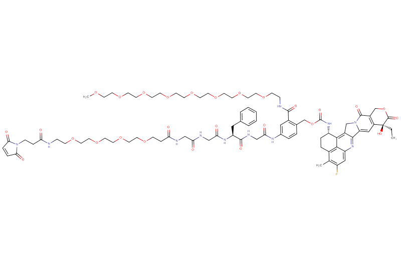 Mal-Propionyl-PEG4-Gly-Gly-Phe-Gly-PAB(m-PEG8)-Exatecan