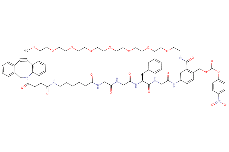 DBCO-Hexanoyl-Gly-Gly-Phe-Gly-PAB(m-PEG8)-PNP
