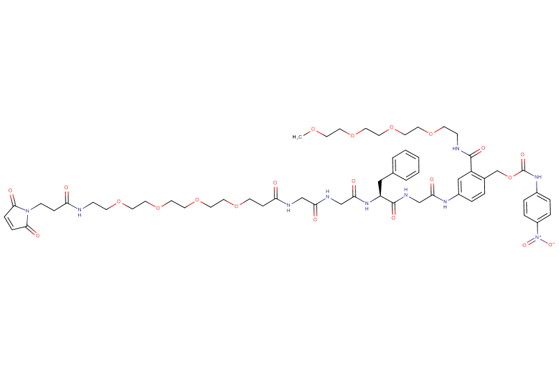 Mal-Propionyl-PEG4-Gly-Gly-Phe-Gly-PAB(m-PEG4)-PNP