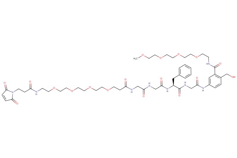 Mal-Propionyl-PEG4-Gly-Gly-Phe-Gly-PAB(m-PEG4)