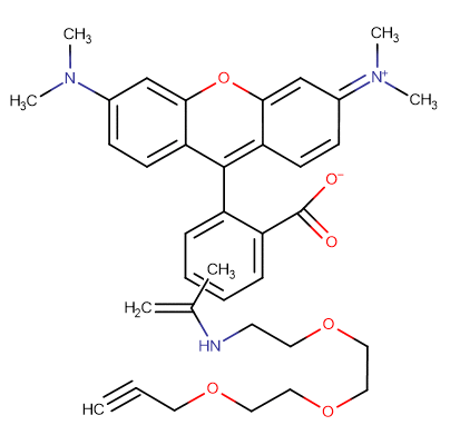 5(6)-TAMRA PEG3 alkyne