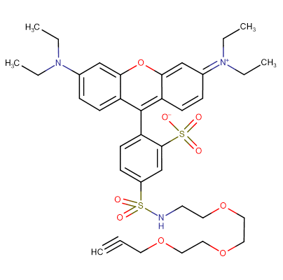 Lissamine rhodamine B PEG3 alkyne