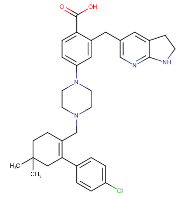 2-((1H-Pyrrolo[2,3-b]pyridin-5-yl)oxy)-4-(4-((4'-chloro-5,5-dimethyl-3,4,5,6-tetrahydro-[1,1'-biphenyl]-2-yl)methyl)piperazin-1-yl)benzoic acid