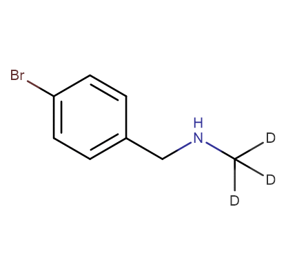 [(4-bromophenyl)methyl]((methyl-d3))amine