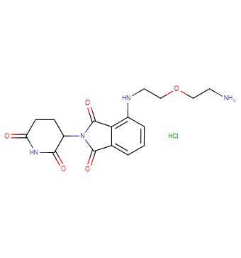 Pomalidomide-PEG1-C2-amine HCl