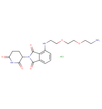 Pomalidomide-PEG2-C2-amine HCl