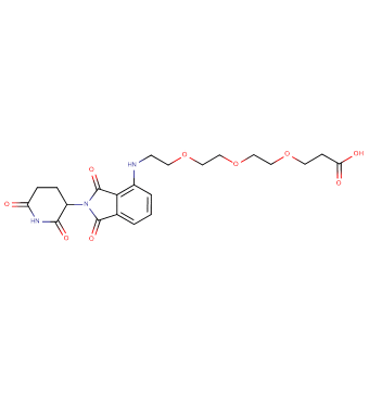 Pomalidomide-PEG3-C2-acid