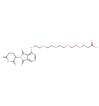 Pomalidomide-PEG4-C2-acid