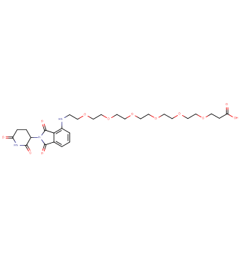 Pomalidomide-PEG6-C2-acid