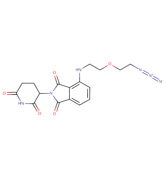 Pomalidomide-PEG1-C2-azide
