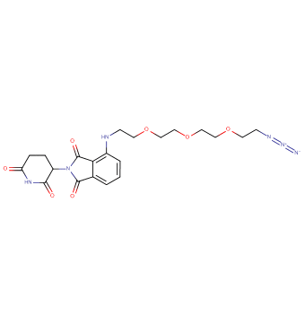 Pomalidomide-PEG3-C2-azide