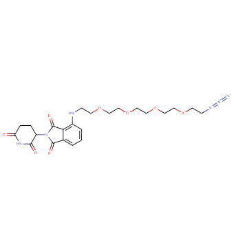 Pomalidomide-PEG4-C2-azide