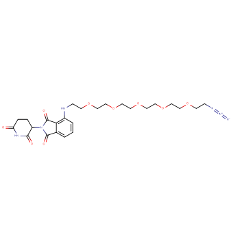 Pomalidomide-PEG5-C2-azide