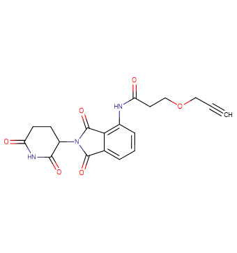 Pomalidomide-CO-PEG1-propargyl