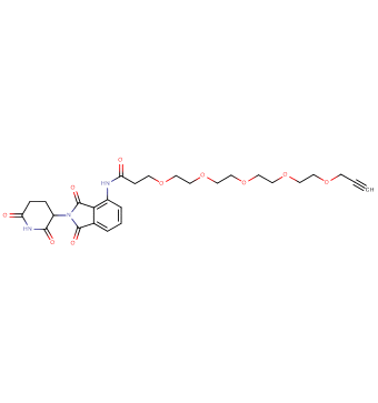 Pomalidomide-CO-PEG5-propargyl