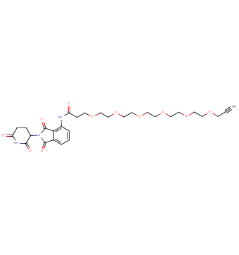 Pomalidomide-CO-PEG6-propargyl