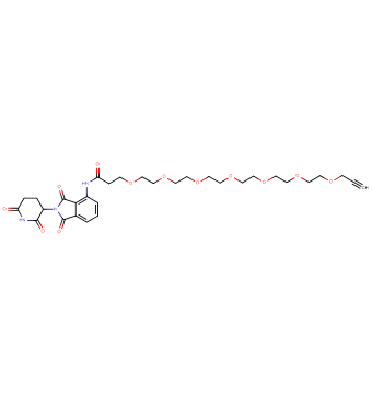 Pomalidomide-CO-PEG7-propargyl