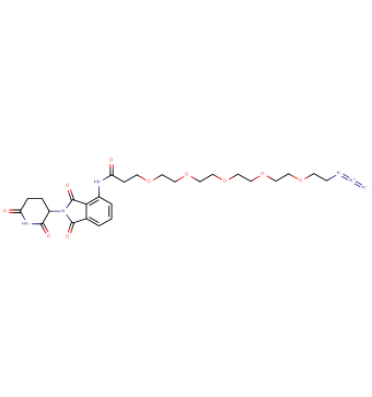 Pomalidomide-CO-PEG5-C2-azide