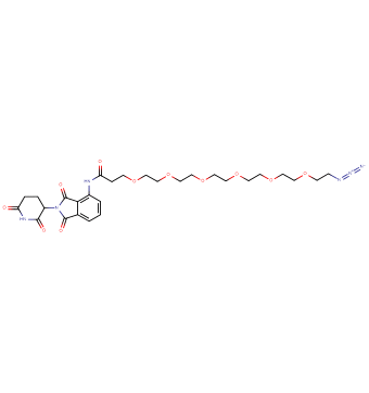 Pomalidomide-CO-PEG6-C2-azide
