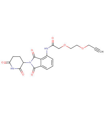 Pomalidomide-acetamido-O-PEG1-propargyl