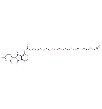 Pomalidomide-acetamido-O-PEG6-propargyl