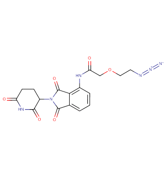 Pomalidomide-acetamido-O-C2-azide
