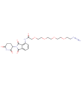 Pomalidomide-acetamido-O-PEG3-C2-azide