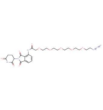 Pomalidomide-acetamido-O-PEG4-C2-azide