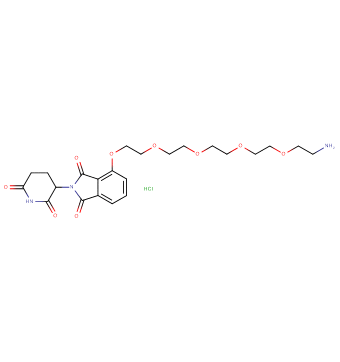 Thalidomide-O-PEG4-C2-amine HCl