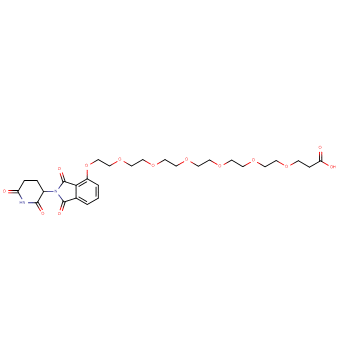 Thalidomide-O-PEG6-C2-acid