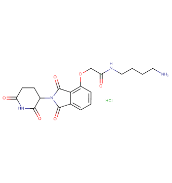 Thalidomide-O-acetamido-C4-amine HCl